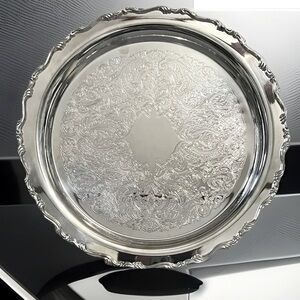 Vintage OL Oneida Silver Platter 12”